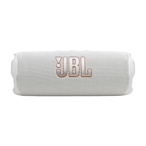 JBL Flip 7 לבן – תצוגה קדמית של הרמקול