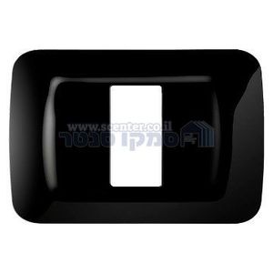 מסגרת Top System שחורה 1 מודול גוויס