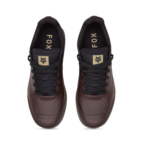 נעלי רכיבה פוקס פלאט חום - FOX UNION FLAT SHOE V25