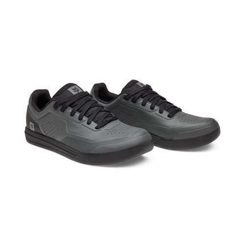 נעלי רכיבה פוקס פלאט אפור כהה - FOX UNION FLAT SHOE V25