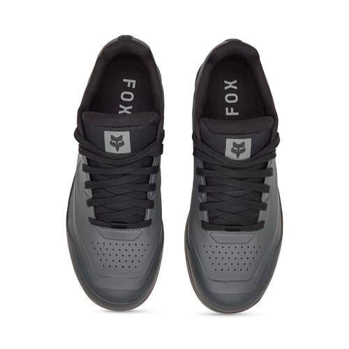 נעלי רכיבה פוקס פלאט אפור כהה - FOX UNION FLAT SHOE V25