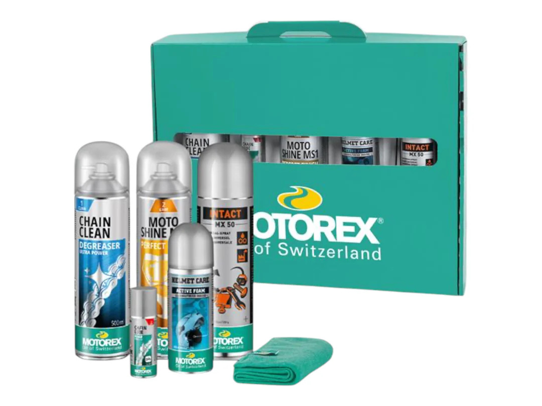 ערכת ניקוי וטיפוח מוטורקס - MOTOREX RIDE N SHINE SET