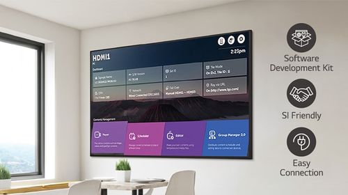 מסך שילוט מקצועי LG 86UH5N-M UHD Signage 86