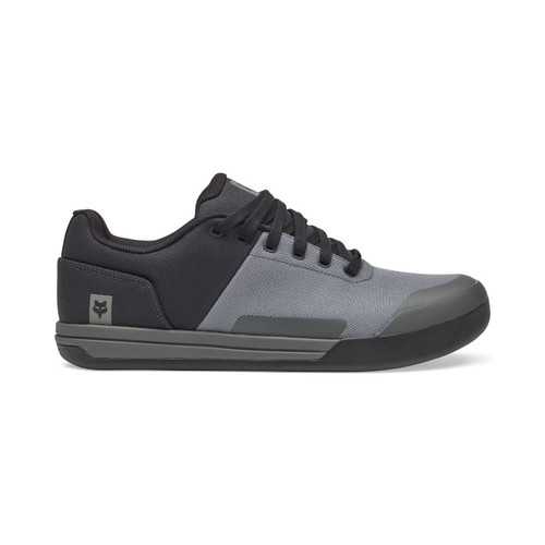 נעלי רכיבה פוקס מקנבס אפור- FOX UNION CANVAS FLAT V25