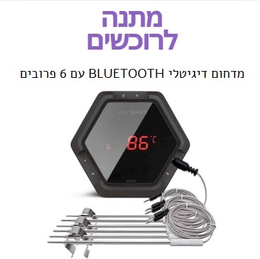 גריל גז RUBICON 4X GHOST בצבע שחור מט עם 4 מבערים, מבער אחורי, כירת צד אינפרא אדום, מערכות FPS ו-SGS מתקדמות ומשטח צלייה מרווח 70X44 ס