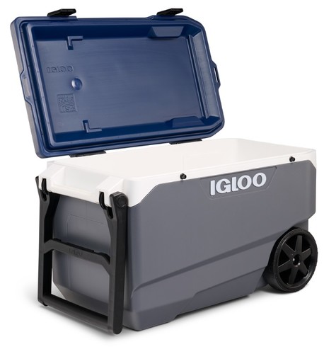 צידנית קשיחה על גלגלים וידית נשיאה רחבה Maxcold Latitude 85 ליטר