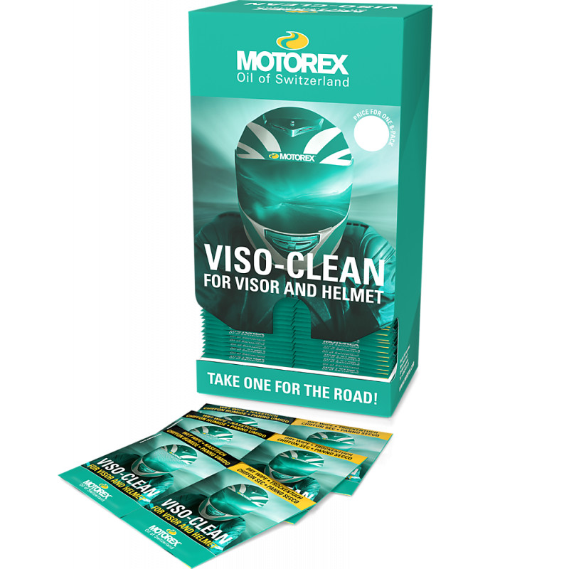 מטליות לניקוי קסדה ומשקף מוטורקס - MOTOREX VISO CLEAN