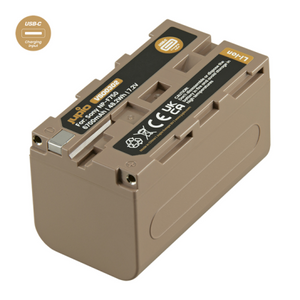 סוללה חלופית למצלמות סוני Jupio NP-F750 ULTRA USB-C