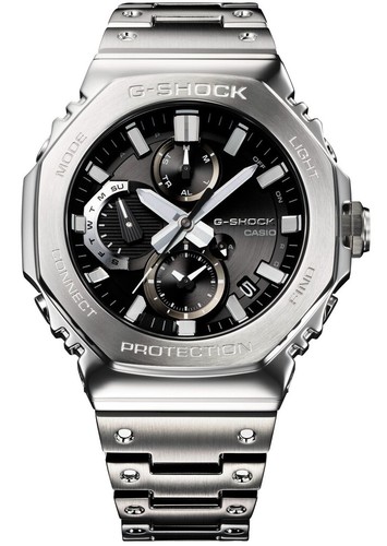CASIO GMC-B2100D-1A CARBON סולארי ובלוטוס מתכתי