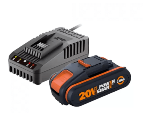 מסור שרשרת מיני 12 ס''מ נטען 20V כולל סוללה 2A ומטען מהיר WORX WG324E.9