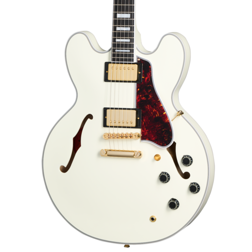 גיטרה חשמלית רבע נפח Epiphone 1959 ES-355 Inspired By Gibson Custom- White