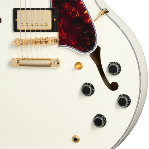 גיטרה חשמלית רבע נפח Epiphone 1959 ES-355 Inspired By Gibson Custom- White