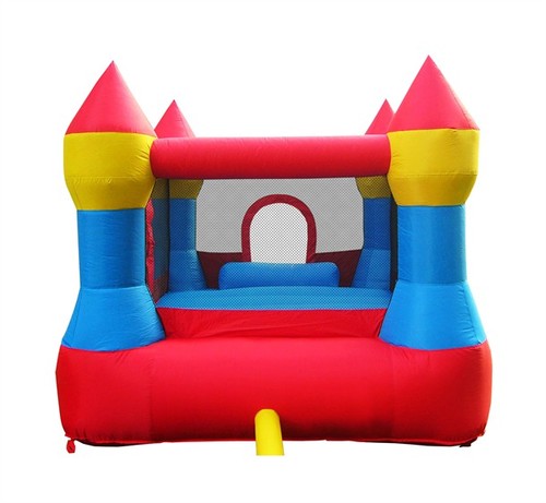 9017-הטירה עם המגלשה אדום כחול צהוב-The castle with slide -הפיהופ-Happy Hop-קפיץ קפוץ