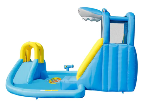 מתקן מים מתנפח כריש פאן זון | מקט 9675 | Happy Hop| קפיץ קפוץ