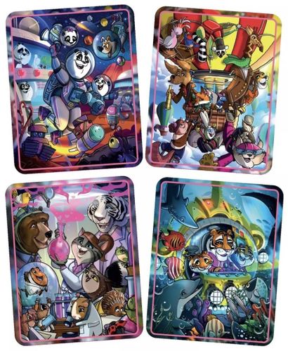 חוברת צביעה טוש מים, מדבקות ותלת מימד 3 ב 1 - הרפתקה קסומה