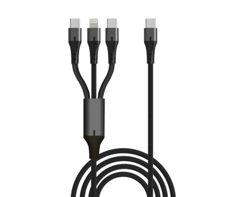 כבל טעינה מהיר 3 ב1 טייפ סי