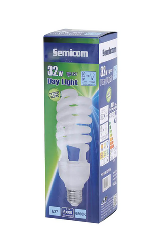 נורת ECO EL 32W אור חם semicom