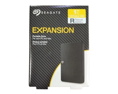 כונן קשיח חיצוני Expansion Portable בנפח 1TB מבית Seagate דגם STKM1000400 אריזת המוצר