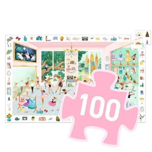 פאזל מסגרת 100 חלקים - בית ספר למחול