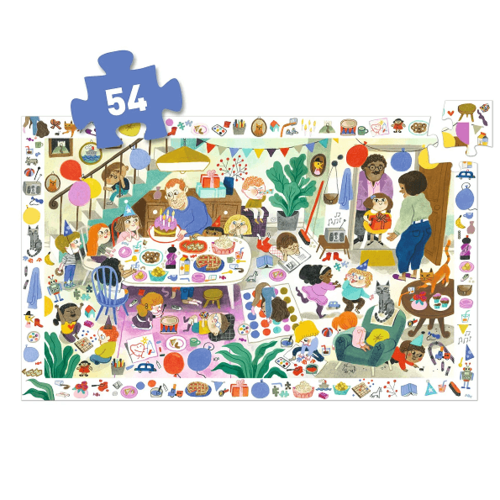 פאזל מסגרת 54 חלקים - מסיבת יום הולדת