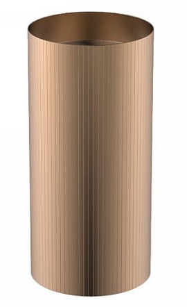 כיור עומד FREE STANDING נירוסטה פסים גוון רוז גולד מט