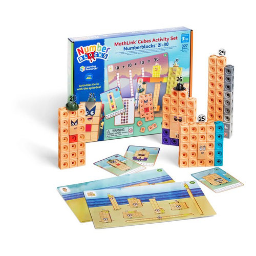 קוביות נאמברבלוקס 21-30, ערכת פעילות מלאה (327 חלקים)