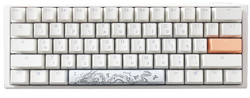 מקלדת מכנית Ducky One 3 Mini White