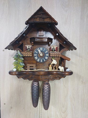 שעון קוקייה מכני 8 ימים