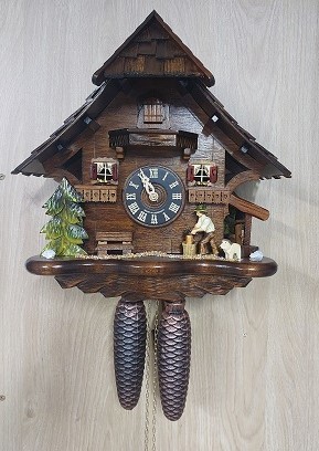 שעון קוקייה 8 ימים היער השחור