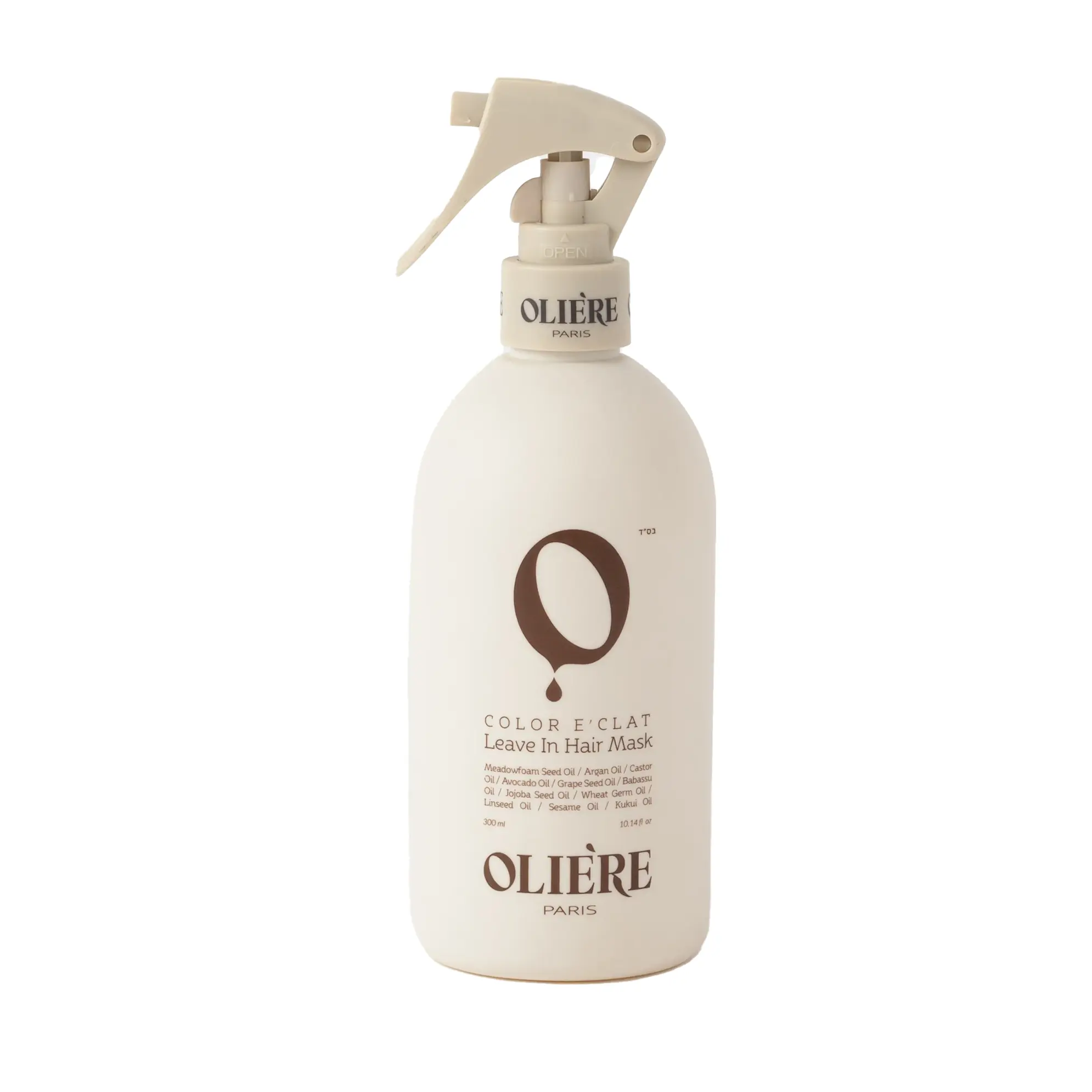 מסכה ללא שטיפה לשיער יבש ופגום 300ML אולייר פריז OLIERE