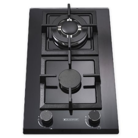 כיריים גז דומינו זכוכית שחורה מבית BLACKPUNT דגם BL323BK
