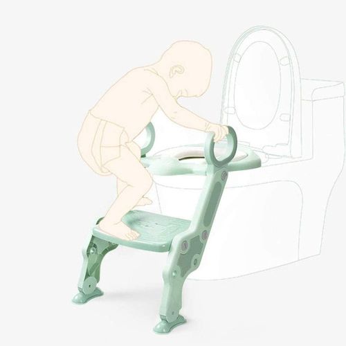 ישבנון מרופד לפעוט עם מונע החלקה ומונע התזה - ירוק