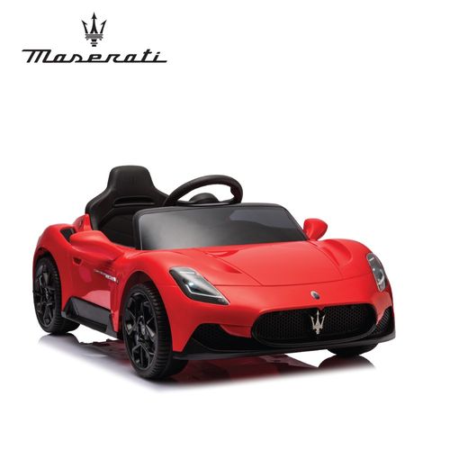 רכב מזראטי ממונע 12V אדום MAZERATI