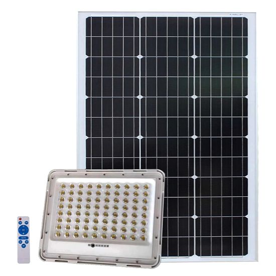 פרוז’קטור סולארי 200W כולל 3 גווני הארה: צהוב, לבן חם ולבן קר