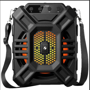 בידורית קריוקי Greatnice GTS-1222 10W קומפקטית 6.5 אינץ׳ עם תאורת RGB + מיקרופון חוטי