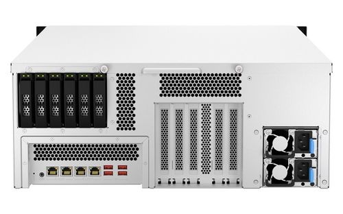 מערכת אחסון QNAP TS-h3087XU-RP-E2378-64G 30Bays 64GB-RAM Enterprise Rack NAS Server 