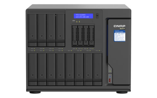 מערכת אחסון QNAP TVS-h1688X-W1250-32G 12Bays 32GB-RAM Enterprise Tower NAS Server 
