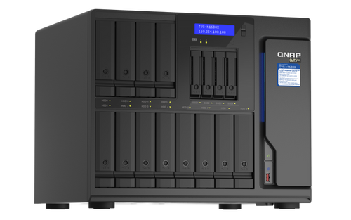 מערכת אחסון QNAP TVS-h1688X-W1250-32G 12Bays 32GB-RAM Enterprise Tower NAS Server 