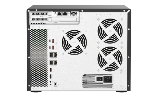 מערכת אחסון QNAP TVS-h1688X-W1250-32G 12Bays 32GB-RAM Enterprise Tower NAS Server 