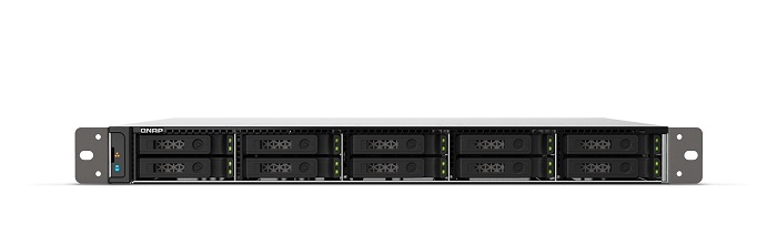 מערכת איחסון QNAP TS-h1090FU-7302P-128G 10 Bays U.2 NVMe 128GB-RAM Enterprise Rack NAS Server 