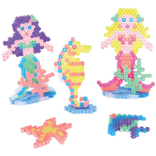 ערכת יצירה ב- חרוזי גיהוץ , דגם MERMAIDS מבית PERLER