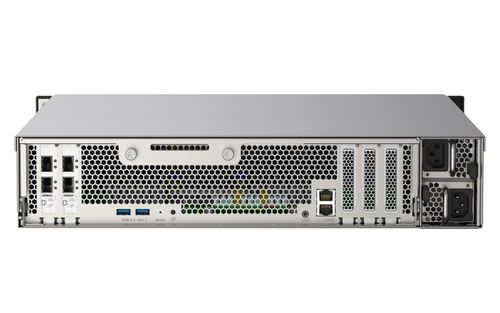 מערכת אחסון QNAP TS-h2490FU-7302P-128G 24-Bay U.2 NVMe 128GB-RAM Enterprise Rack NAS Server 