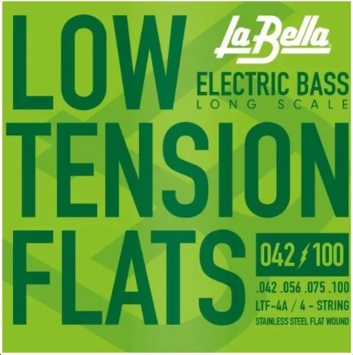 מיתרים לגיטרה בס (Flat) LaBella | LTF-4A