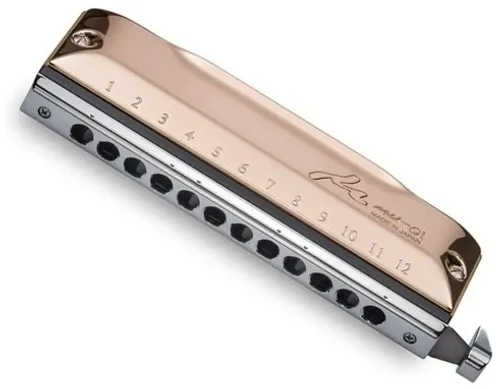 מפוחית כרומטית Cross System בציפוי Pink Gold יוקרתי