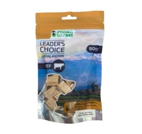 לידר צ'ויס סושי בקר וגבינה 80 גר' Leader's Choice חטיף לכלבים