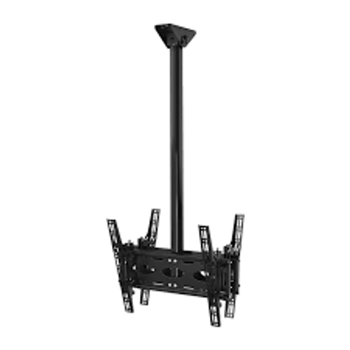 מתקן תלייה תקרתי לשני מסכים B-TECH BT8428-100