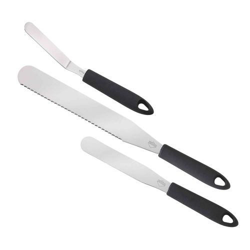 סט 3 ספטולות icing spatula set, BAKE