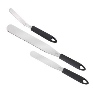 סט 3 ספטולות icing spatula set, BAKE
