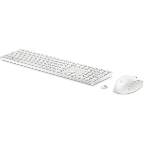 סט מקלדת ועכבר HP 650 WLS KB/MSE Combo WHT 4R016AA