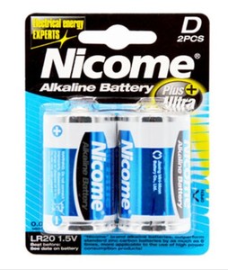 זוג סוללות ניקום Nicome LR20- D